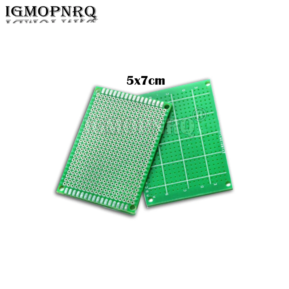 5PCS 3X7 4X6 5X5 5X7 6X8 7X9 7X10 Single Side Prototype PCB Board 2.54MM Universal Board Experimental Bakelite Copper Plate 5*7