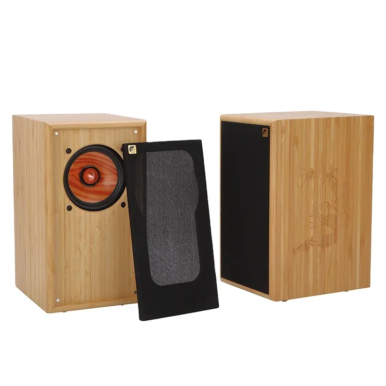 Best selling bamboo box computer speaker system HIFI stereo subwoofer party karaoke speaker