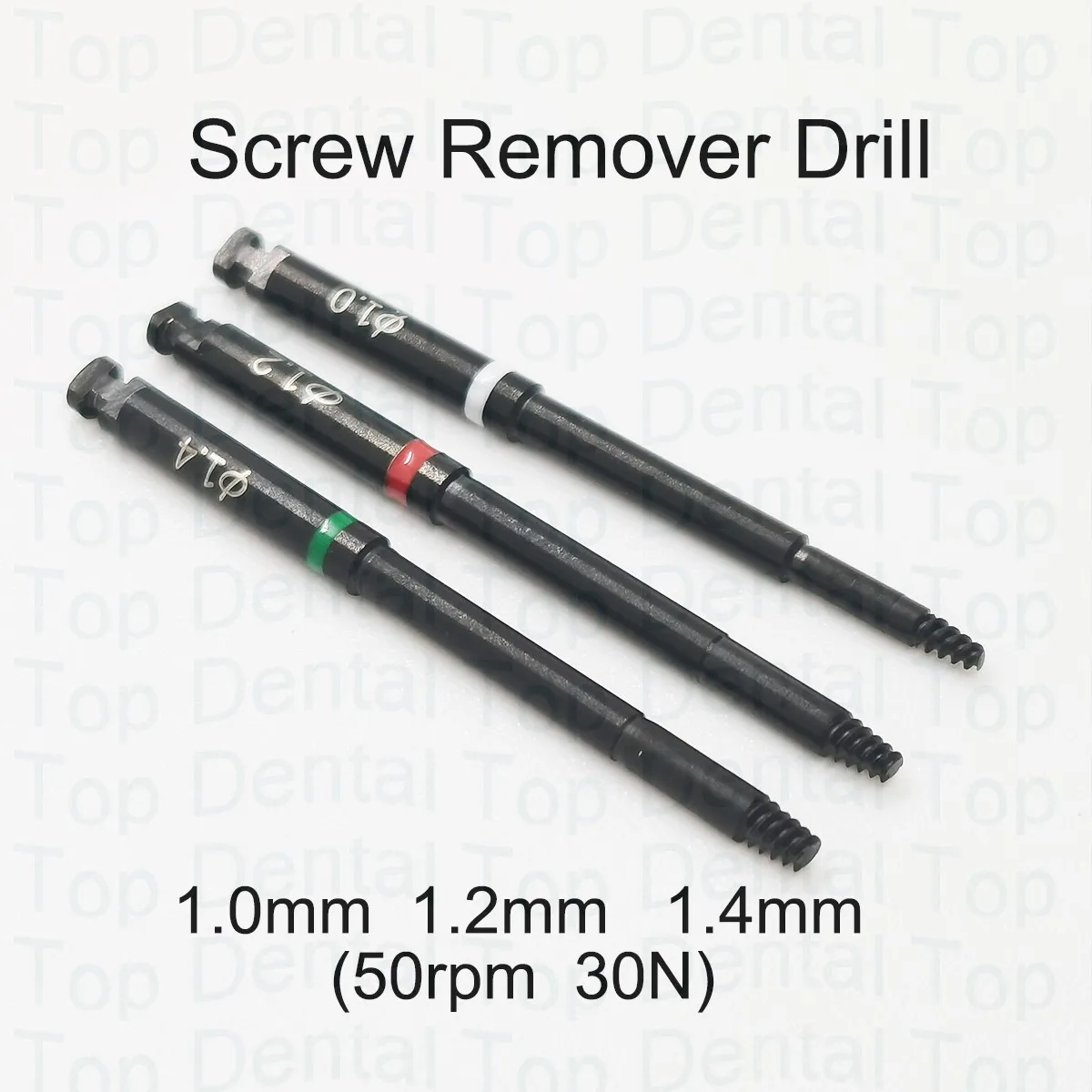 الأسنان كسر زرع المسمار النازع عالية السرعة عكس الحفر فشل تركيبات المسمار مزيل زرع أداة #4