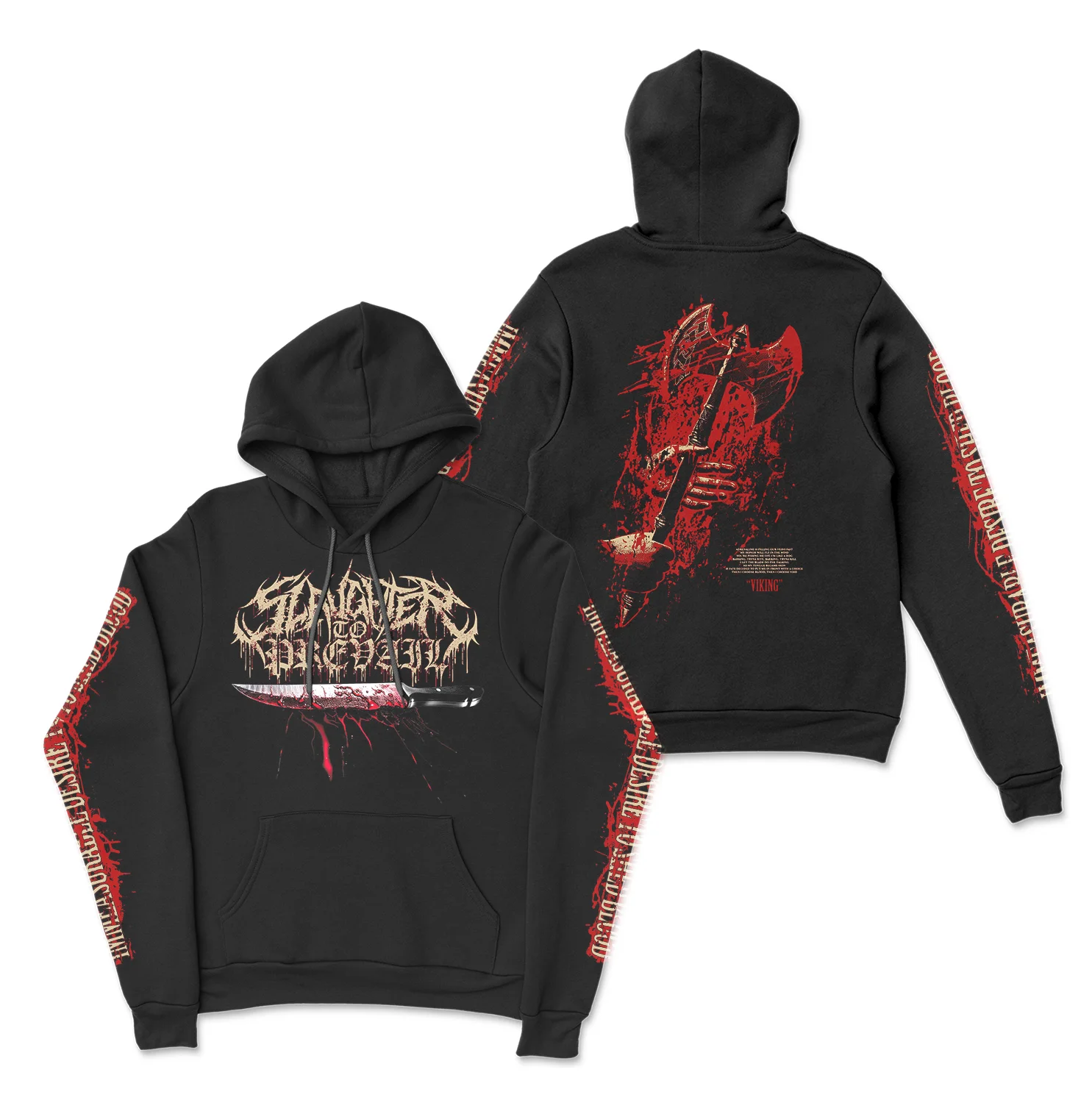 New buttage TO PREVAIL Rusia Rock Heavy metal hoodie pria Fashion Hoody atasan Harajuku Streetwear pakaian bertudung ukuran besar