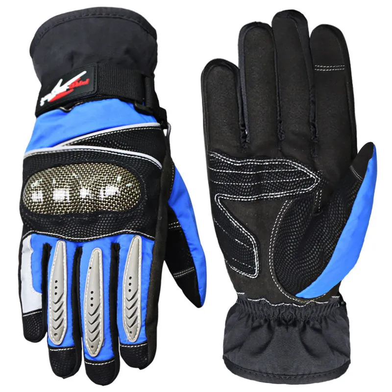 

Thick Winter Motorcycle Gloves Warm and Anti Fall Racing Gloves Waterproof Motorcycle Skiing Gloves