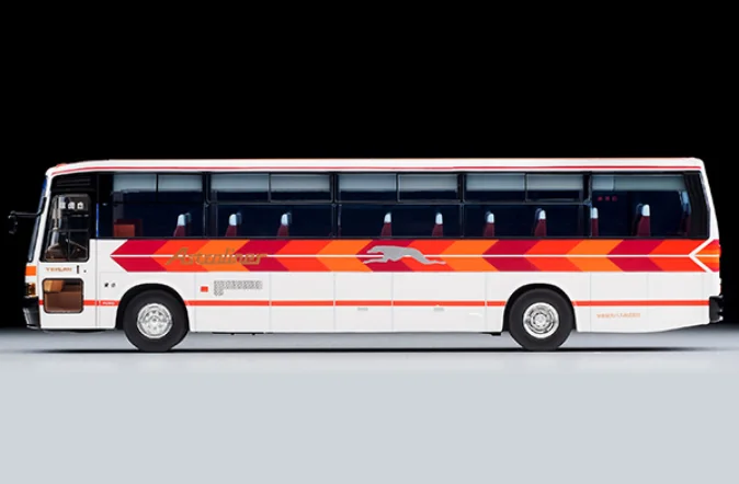 24.7 Tomytec Tomica TLV N300B Fuso Aero Bus Limited Edition Simulation Alloy Static Car Model Toy Gift