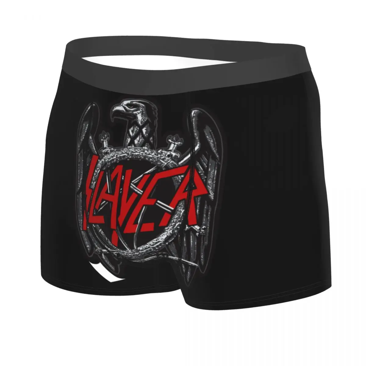 Slayers Logo Underwear Men Print Customized Heavy Metal Thrash Boxer Briefs Shorts Panties Soft Underpants