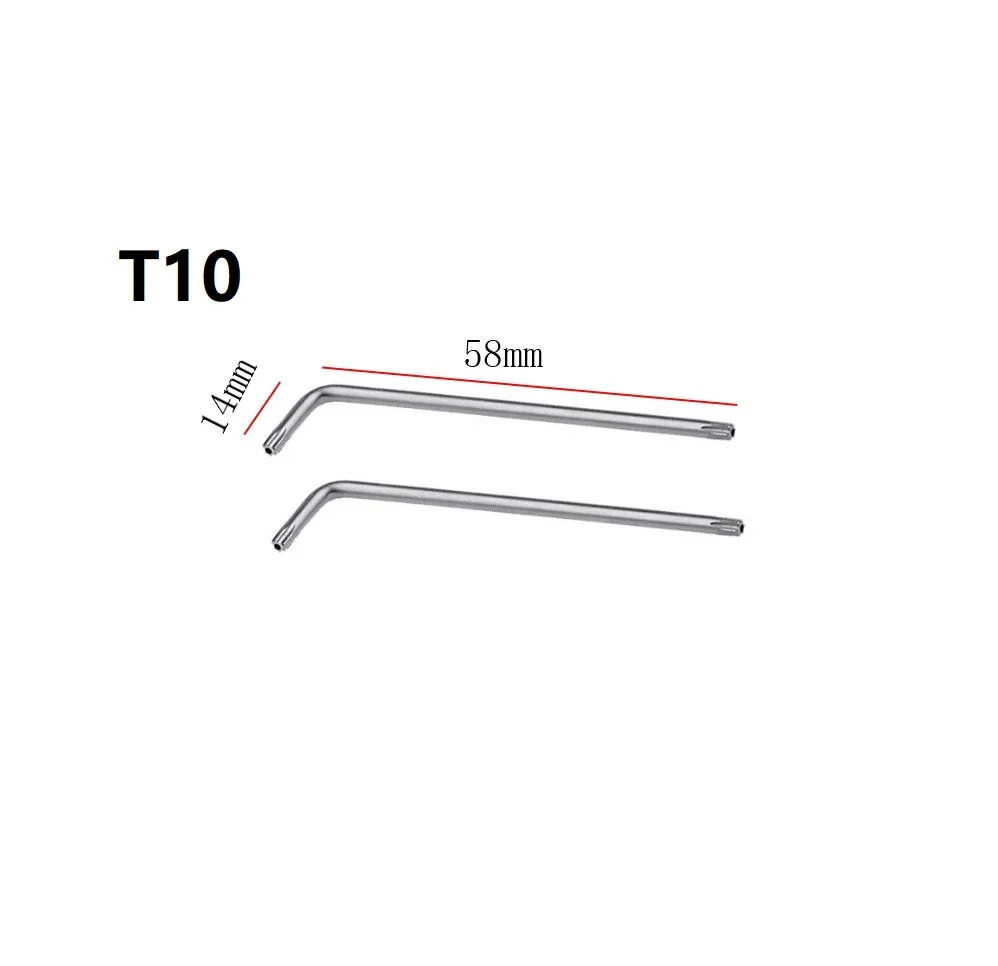 Destornilladores Torx de tornillo giratorio T30/T20/T25/T10/T15 2 vías 2 unids/set llave inglesa de tamaño pequeño aleación de acero doble cabeza