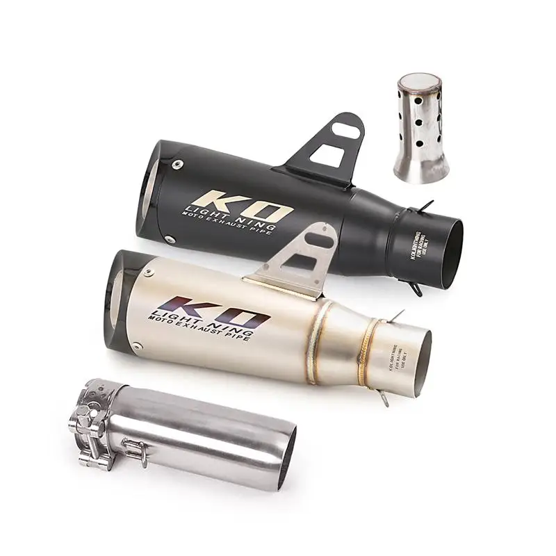 

For YAMAHA YZF R1 1998-2003 Motorcycle Exhaust Mid Connect Pipe Slip On 51mm Muffler Stainless Steel Escape With DB Killer