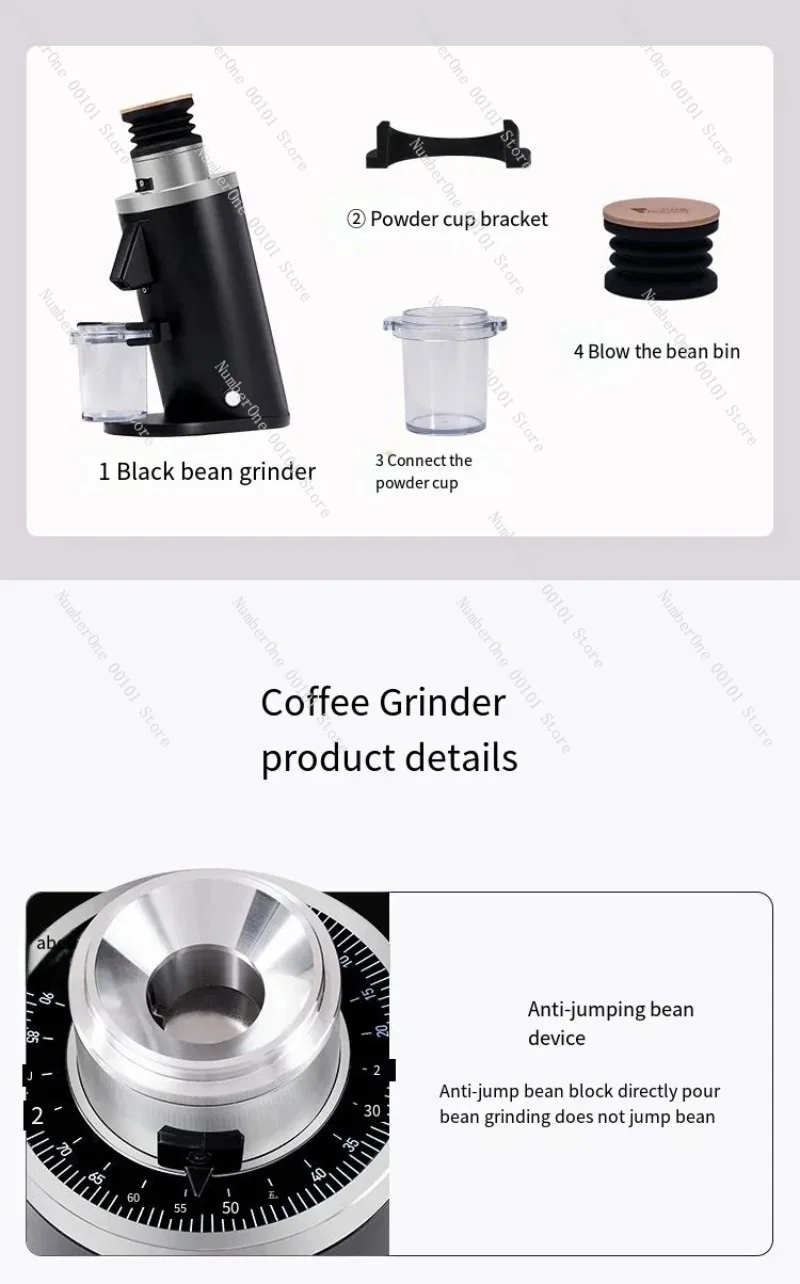 Automatic DF64 Coffee Bean Grinder DF54 Single Dose Flat Burr Coffee Grinder 54mm Coffee Grinder Machine