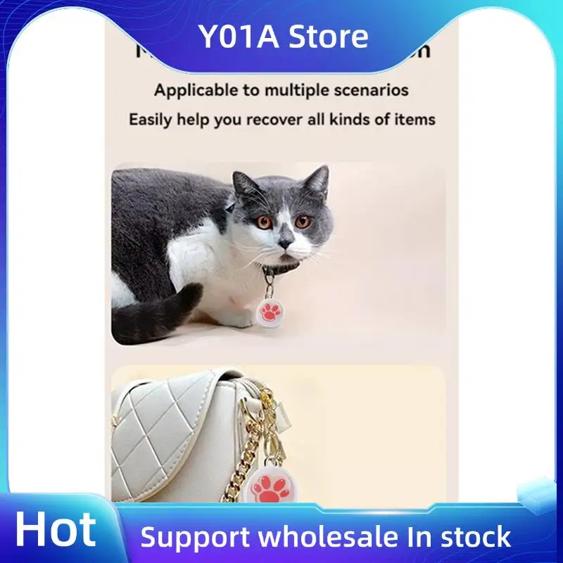 

Y01A 2X Dog Tracker Pet Tracker-ошейник для слежения за собаками, водонепроницаемый IP65, работает с любым ошейником (универсальный для Android и IOS)