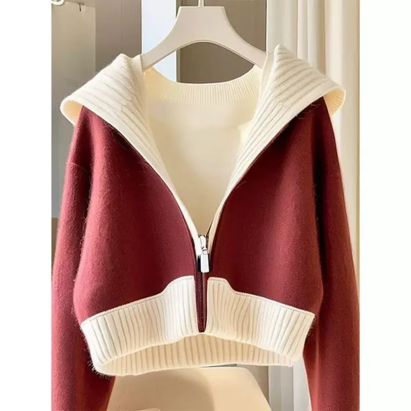 

New Autumn Winter Versatile Loose and Fashion Top Cardigan