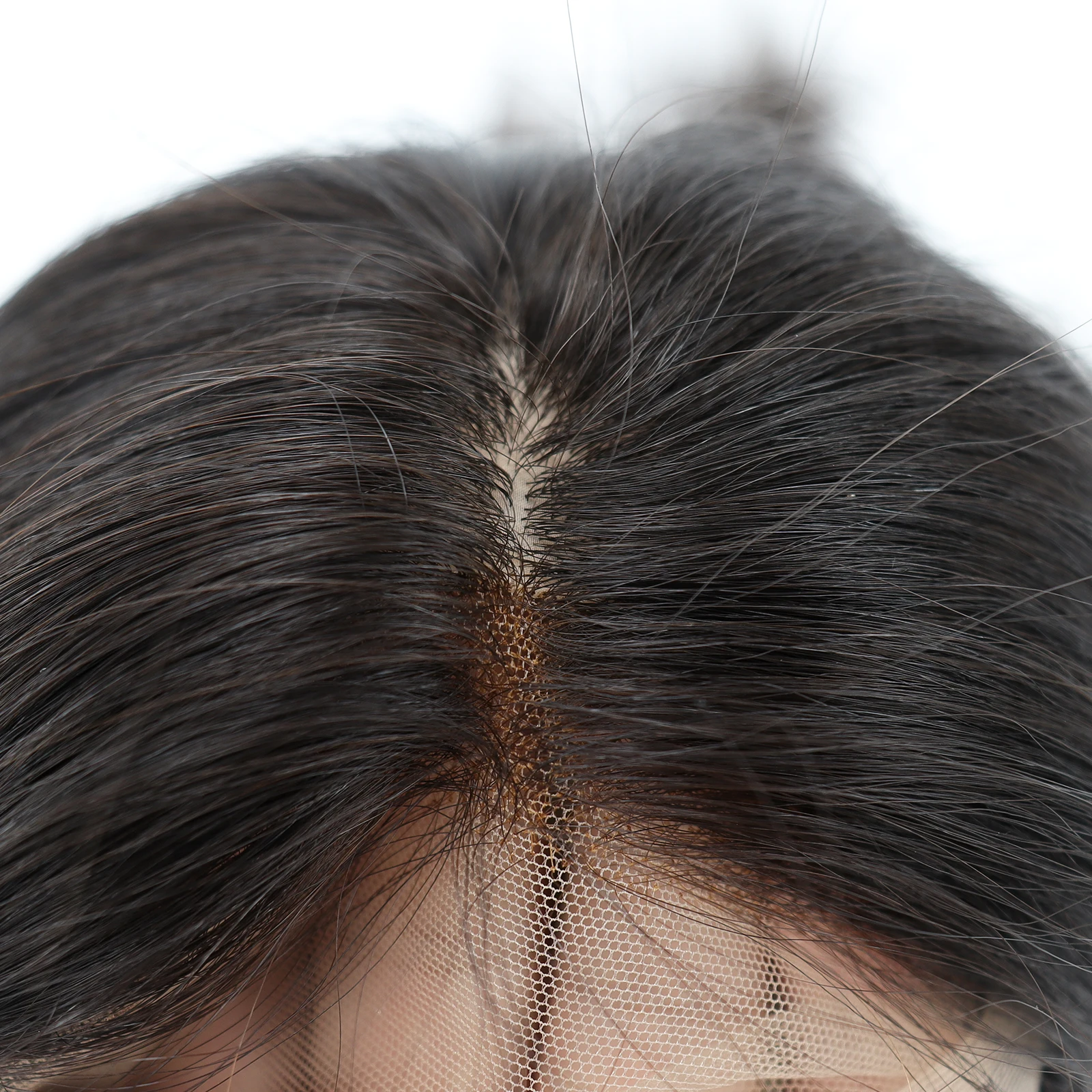 Peruca médica base de seda elástica renda net real virgem cabelo humano seda superior com plutônio em torno do laço frontal natural linha fina para mulher