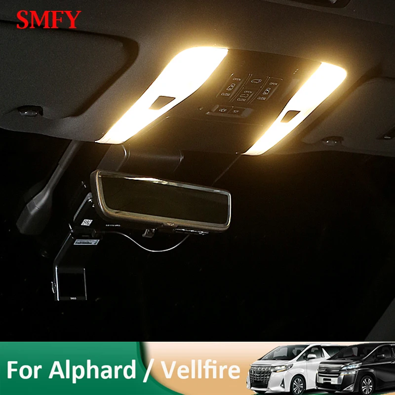 For Toyota Alphard Vellfire 30 2015-2022 Accessories Car High Brightness Reading Light Interior Lighting LED Light