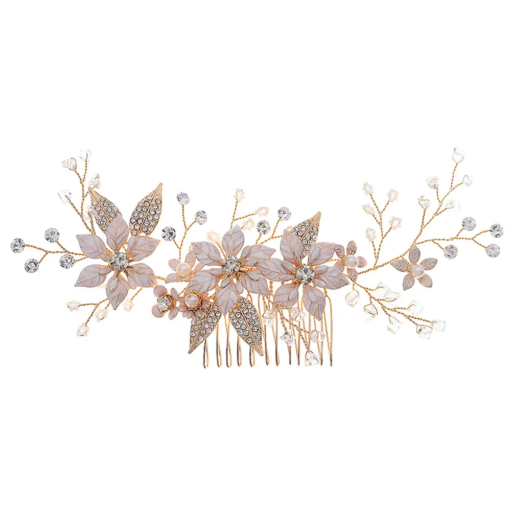 

Hair Comb High-quality Accessories Chic Supply Beautiful French Creative Prop Charming Alloy Party Decoration Props