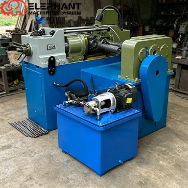 Automatic Thread Rolling Nuts And Bolts Making Machines Metal Rebar Rod Threading Rolling Machine