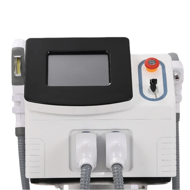 Nd Yag Laser Machine With Laser Beam/2 in 1 Laser Hair Tatoo Removal Machine IPL Portable Multifunction Beauty Machine