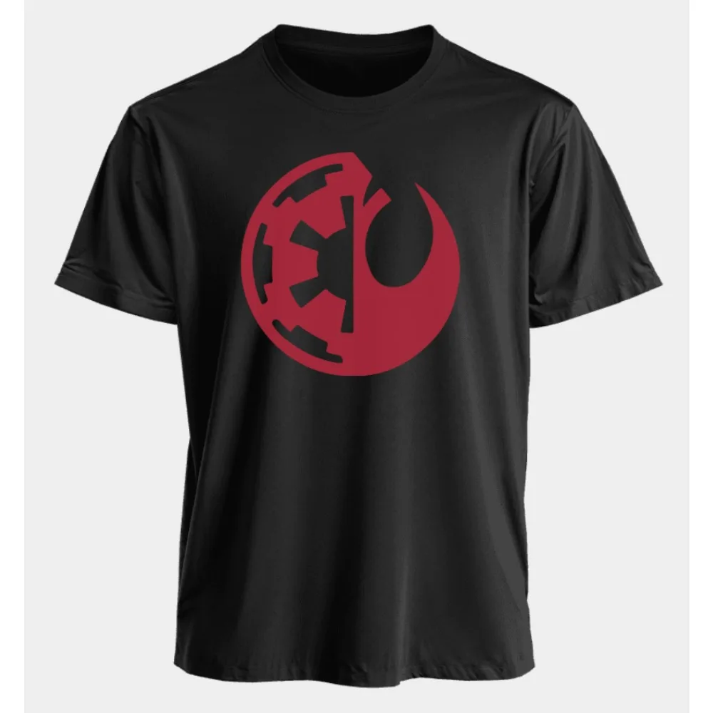 Star Wars Peripheral Print Men's and Women's Crew Neck T-shirt American Summer Sports Loose and Comfortable Short Sleeves