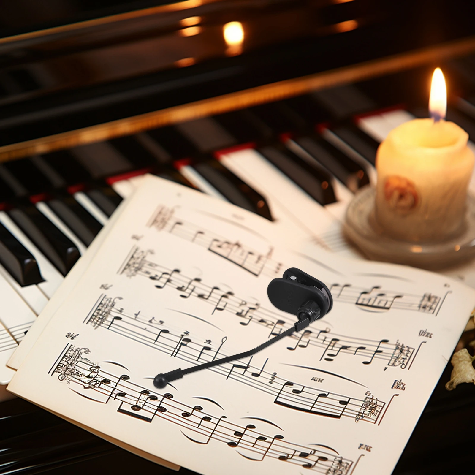 

2 Pcs Piano Score Press Music Book Holder Clip Bookmark Page Binder Accessories Folder Stand