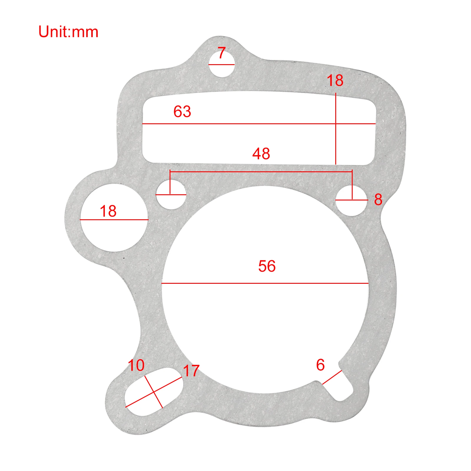 FLYPIG Cylinder Base Engine Gasket For Honda ATC70 C70 CL70 CRF50F CRF70F CRF90 Motorcycle Motorbike Part