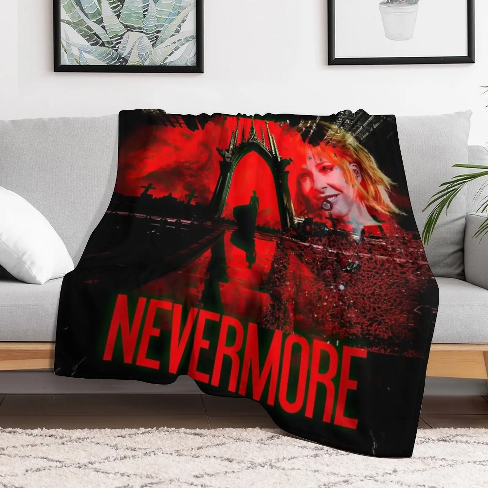 Mylene_Farmer_Nevermore Tour 2024 Throw Blanket Blankets For Baby sofa bed Blankets
