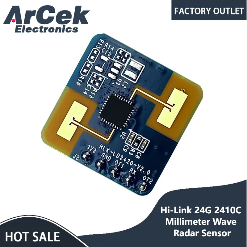 

Hi-Link 24G 2410C Millimeter Wave Radar LD2420 Human Presence Sensing Module 2410B Micro Motion Intelligent Sensor