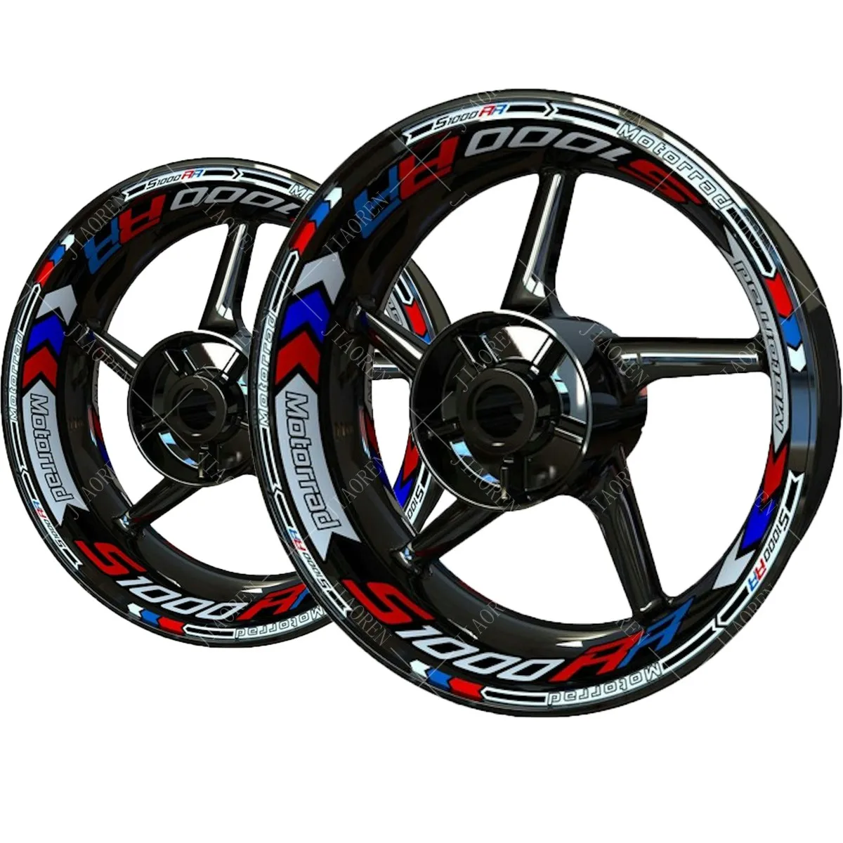 Vinyl BMW S1000RR Wheel Sticker Rim Decal S 1000 RR Logo Front And Rear Set