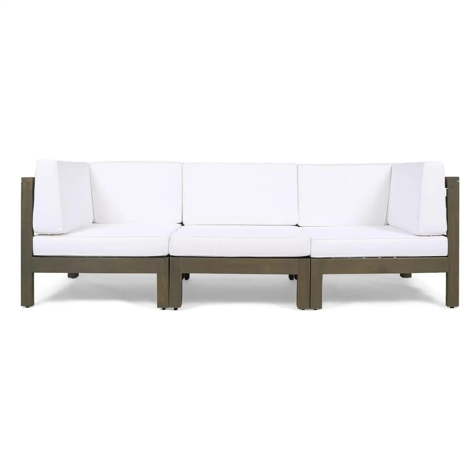 OANA - 3-PIECE SOFA SET, WHITE