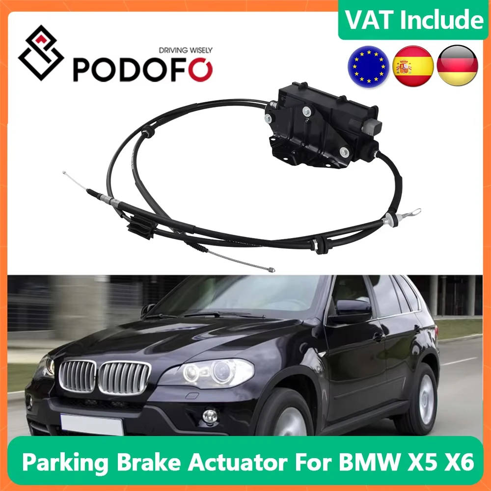 1 Stuks Elektrische Parkeerrem Handrem Actuato Met Besturingseenheid Voor X 5X6 E70 E71 E72 34436850289