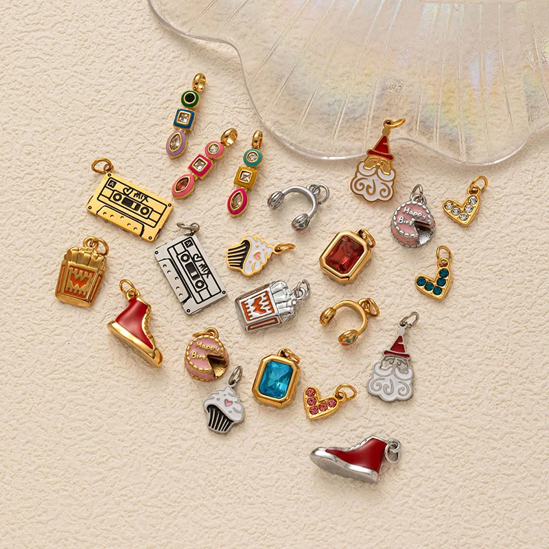 

10 шт./лот, смешанная лента из нержавеющей стали «сделай сам», любовь для подвесок, браслета, подвески