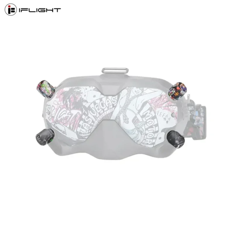 2 ชิ้น/1 คู่ iFlight Crystal LHCP RP-SMA เสาอากาศแบบสั้นออมนิสำหรับแว่นตาดิจิตอล FPV