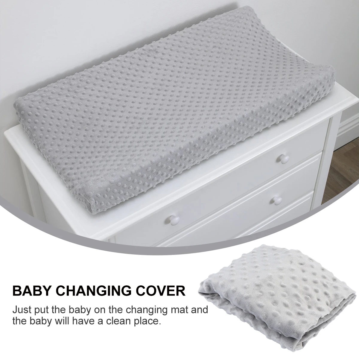 

Change The Cover of Washing Table Changing Pad Baby Sheets for Diapers Case Nursery Pads and Covers Blue Muslin