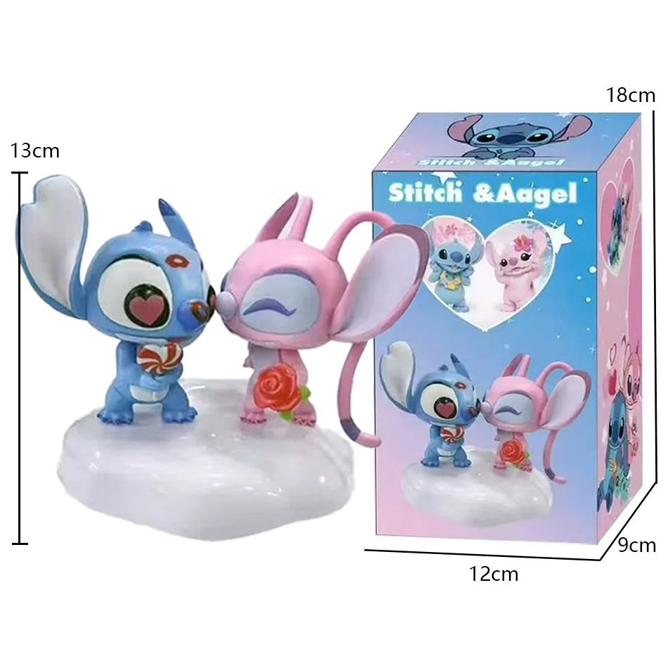 ديزني خياطة عاشق نموذج دمية الملاك تقبيل خياطة تمثال Estatua de exhibiciones de escritorio الديكور ديا دي سان فالين