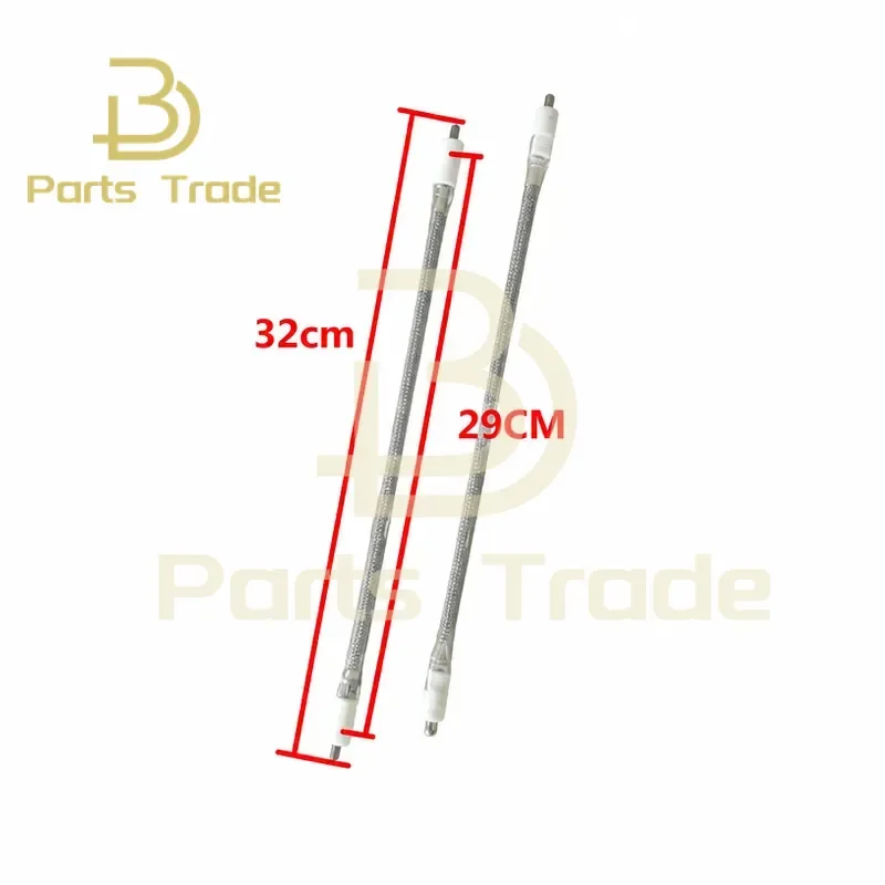 for 110V 400W Microwave Oven Parts BBQ Halogen Heating Tube Blocker Length 29cm