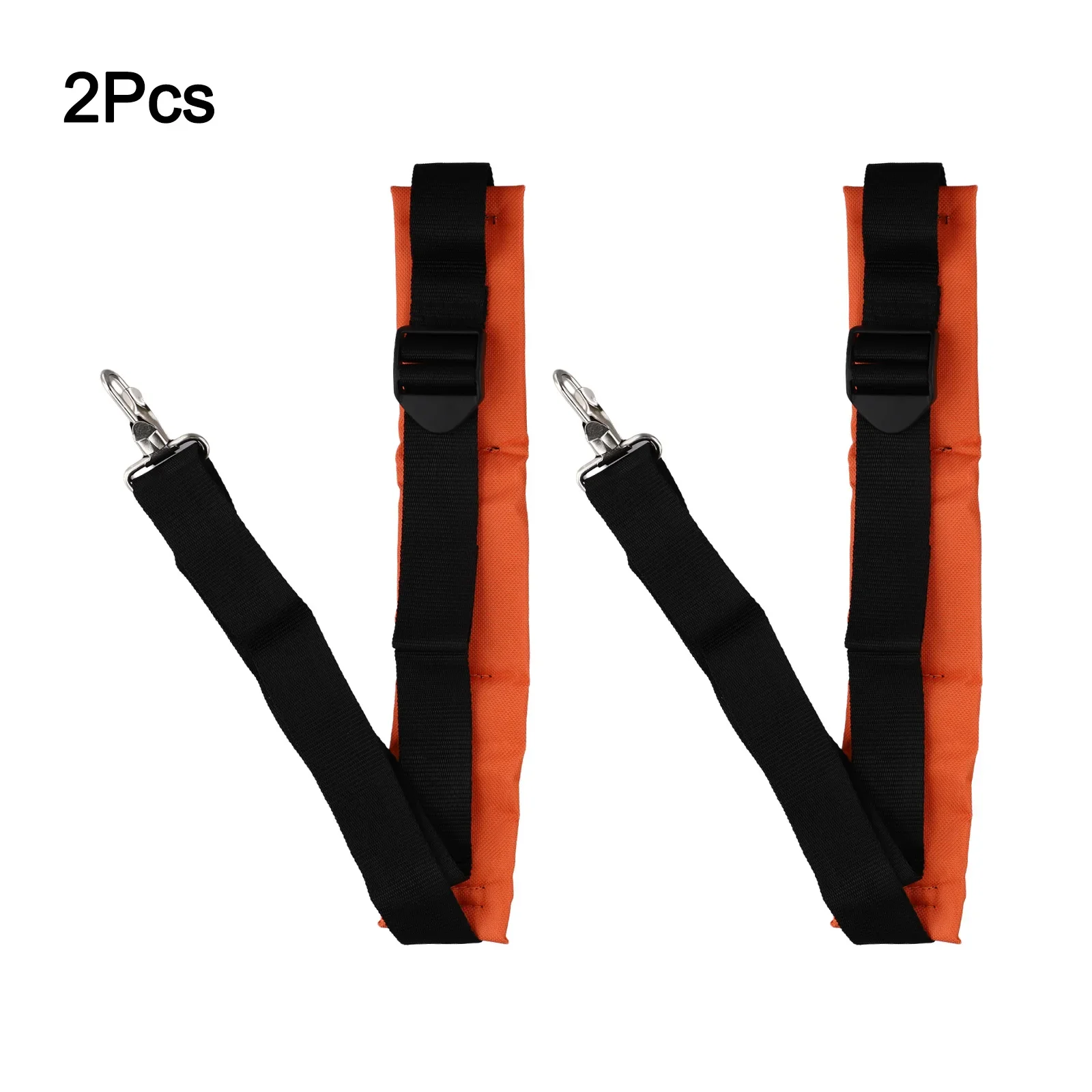 Accessories Shoulder Strap Harness 2pcs For Trimmer Lawn Eater Adjustable Black+Orange Easy To Install Exquisite