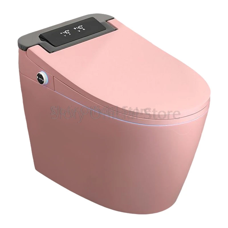 

Smart Toilet One-Piece Bidet Toilet Colourful with Built-in Water Tank Multifunctional Seat Heating Dual Flush Toilet Warm Water