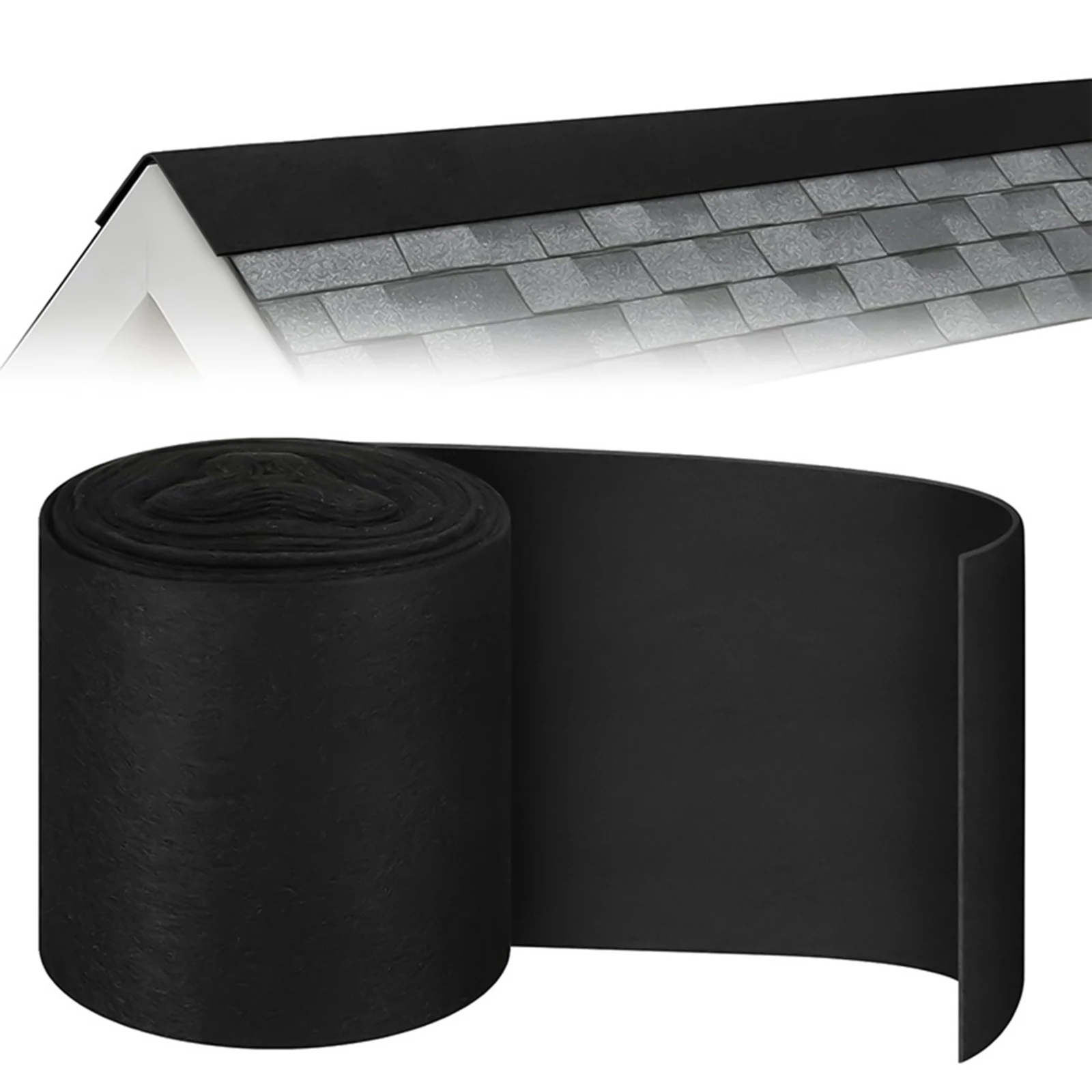 

Ridge Vent Filter with Activated Carbon Roll and Metal Backing for Home and Industrial Use