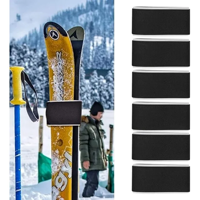 Outdoor Skis Fixing Band Ski Brake Retainer Skiing Straps Skijoring Skis Fixing Band Wrap Snowboarding Straps Sled Ski Accessary Outdoor Skis Fixing Band Ski Brake Retainer Skiing Straps Skijoring Skis Fixing Band Wrap Snowboarding Straps Sled Ski Accessary