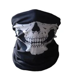 Cachecol legal do crânio da motocicleta, Cachecol de bicicleta, Motor Bike Bandana, Aquecedor de pescoço, Halloween, Esporte, Ao ar livre, Inverno