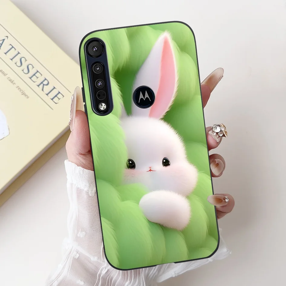 Case For Motorola One Macro Cover Cool Fashion Painted Soft Silicone Matte Phone Cover For Moto One Vision Bumper XT1970-1 Coque