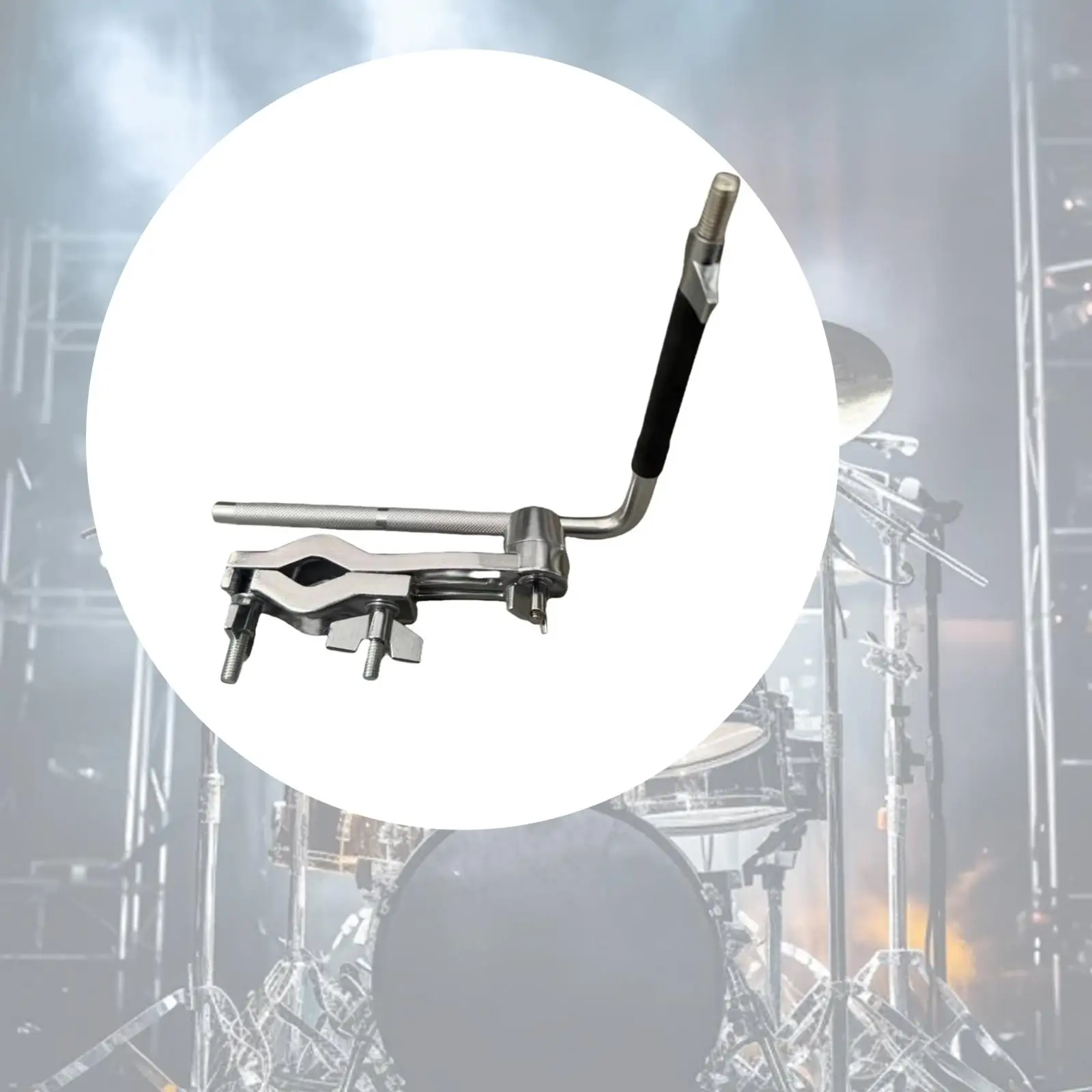 Drum Extension Clamp, Percussion Instrument Stand Metal Drum Accessories, Multifunctional Expansion Rack,