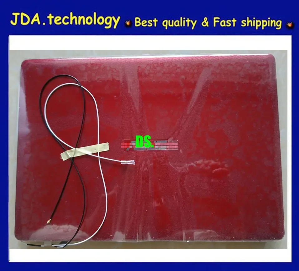 

95% новая/оригинальная задняя крышка ЖК-дисплея для Asus A450 X450 X450C X450V Y481C F450, задняя крышка с кабелем, без сенсорного экрана, красный