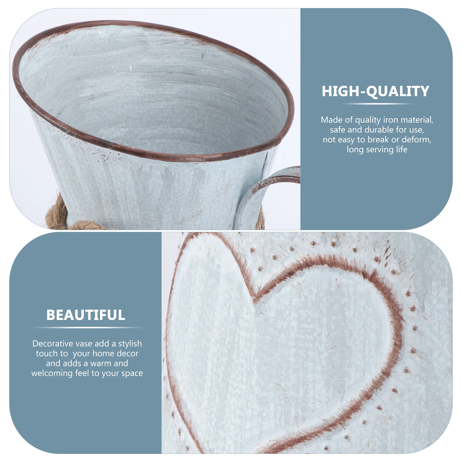 

Heart Shaped for Arrangement Home Flower Office Hotel Flower Arrangement Vase Restaurant Bouquet Vase Decorative