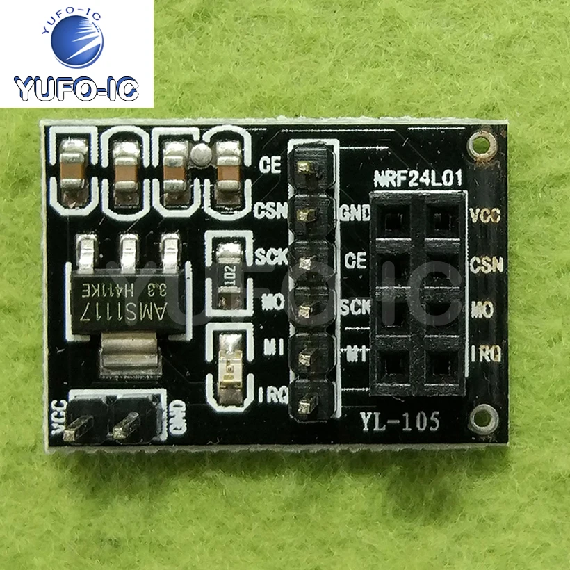 Free Ship 5pcs The Wireless Module Board 3.3V With Sets Of 24L01 Wireless Module Uses The Smart Car Robot