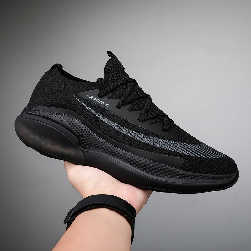 New Air Casual Shoes Men Brand Cushion Jogging Shoes Athletic Training Sport Sneakers Men\'s Lightweight Walking Shoes Mesh Shoe