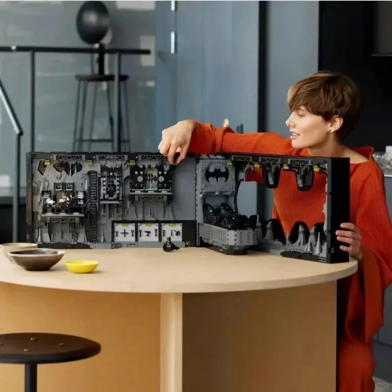 신상품 3981개 슈퍼 히어로 배트케이브 섀도우 박스 76252 클래식 블록 소년 및 성인용 크리스마스 생일 선물