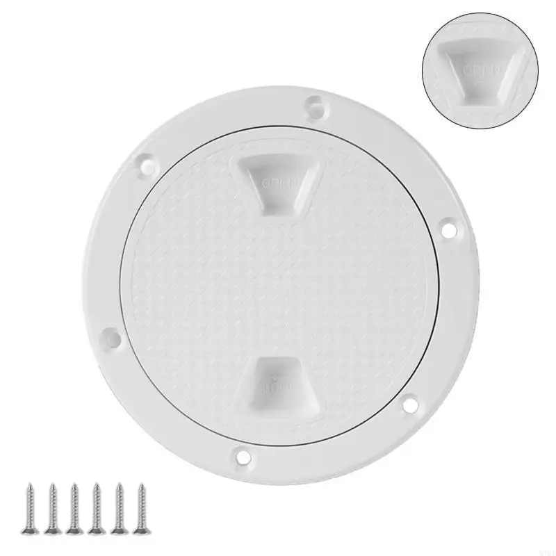 

87HE лодочная яхта круглые люки крышка 4/6/8 дюйма ABS Lock Deck Доступ к палубе