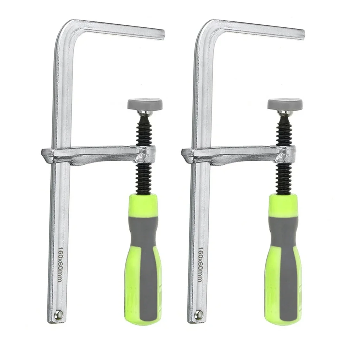 2pcs Quick Adjust Screw Handle Track Saw Rail Clamps,T-Track Hold Down Clamps, Quick Screw Guide Rail Clamp