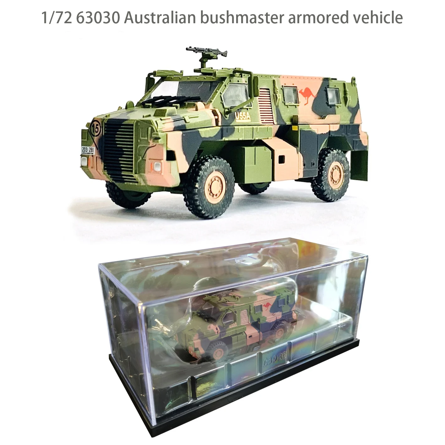 

1/72 63030 Australian bushmaster armored vehicle Finished product collection model