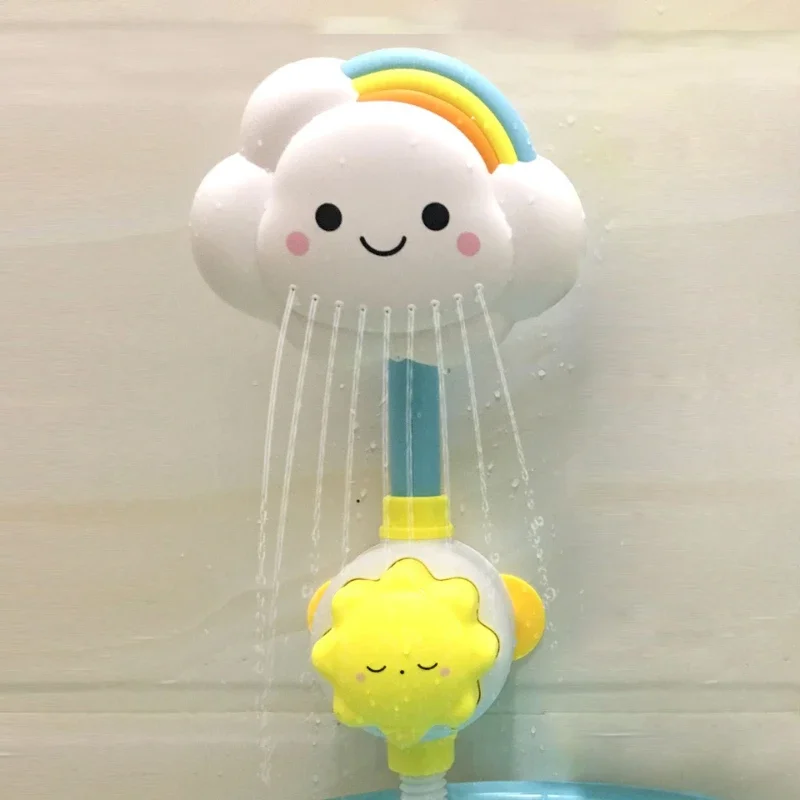 Baby Shower Toy piscina per bambini girasole Cloud Shower accessori da bagno regolabili per bambini