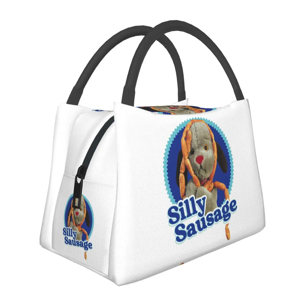 

Sooty Sweep Silly Sausage Insulated Lunch Bag for School Bento Storage Food Boxes Container Cooler Thermal Lunch Box Tote