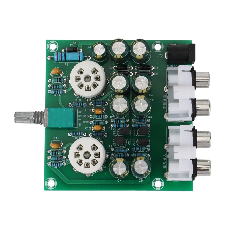 6J1 Hifi Stereo Electronic Tube Preamplifier Board Finished Preamp Amplifer Buffer Effect Device