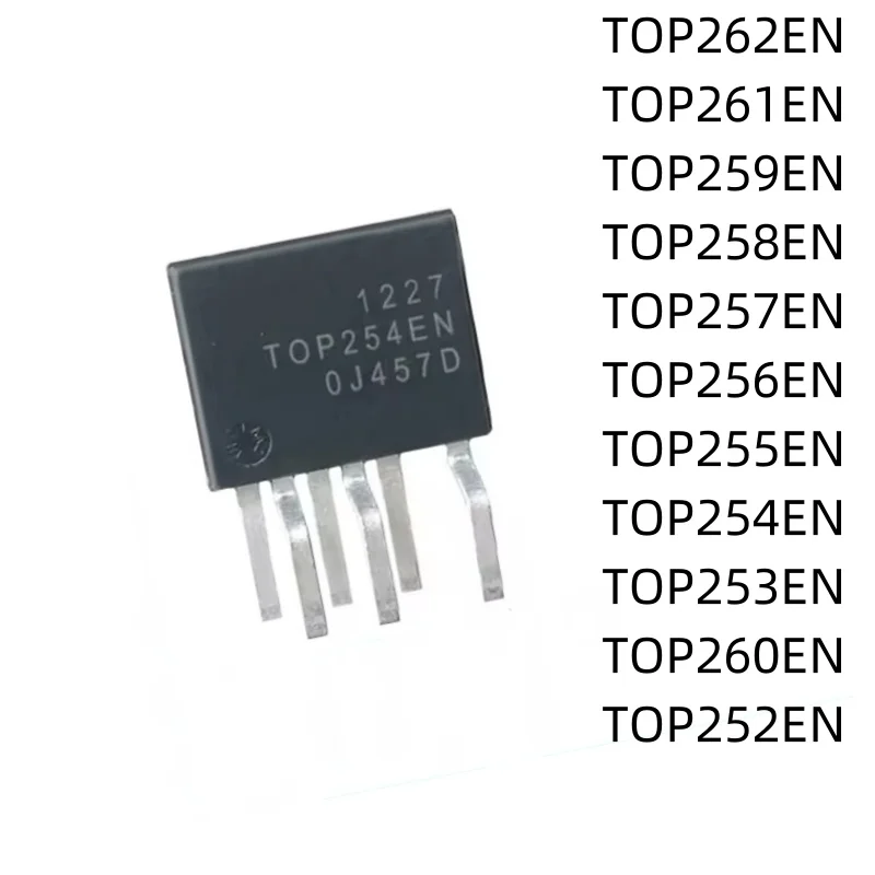 5pcs TOP252EN/EG TOP253EN TOP254EN TOP255EN TOP256EN TOP257EN TOP258EN TOP259EN TOP260EN TOP261EN TOP262EN ESIP-7C power chip