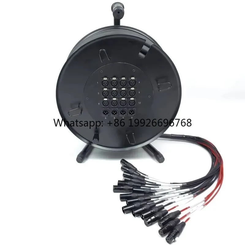 

DJ016 16-Channel Male-Female PVC Jacket XLR Snake Cable Braid Shielding Oxygen-Free Copper Conductor Stage Audio